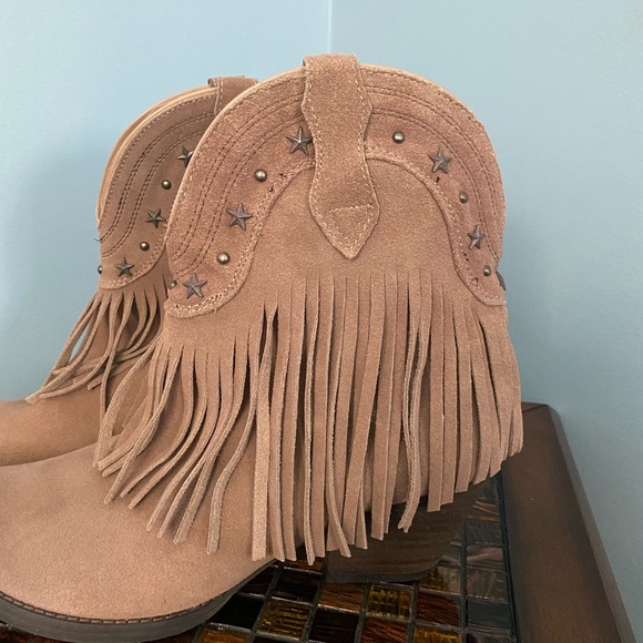 Very volatile fringe ankle boots - Picture 4 of 7